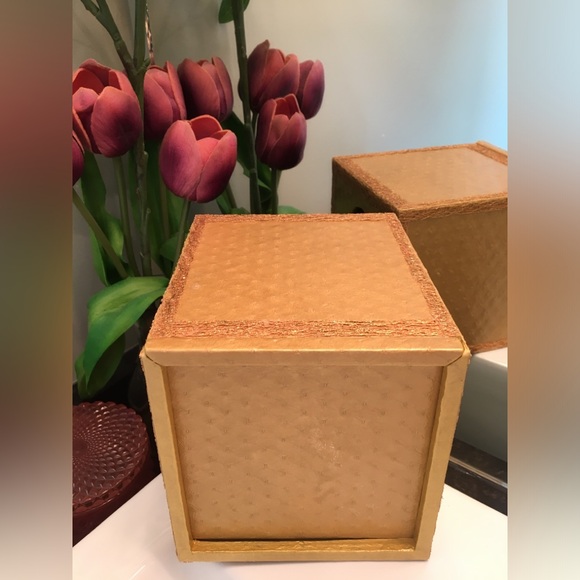 HANDMADE GOLDEN NEST THEMED TISSUE BOX - Picture 6 of 10